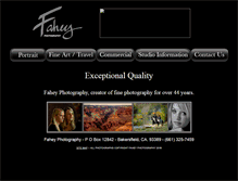 Tablet Screenshot of faheyphotography.com